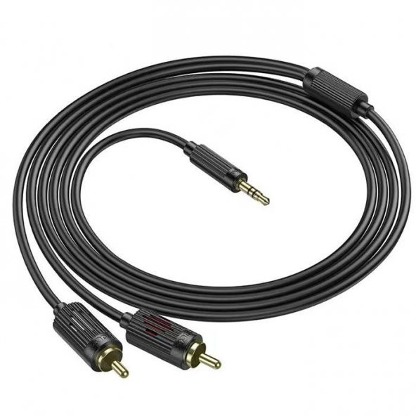 Coofbe Hc Seri 1.5Mt 3.5mm Jack to RCA Kablo RCA Stereo Ses Sistemi Kablosu Kopmaz Kablo