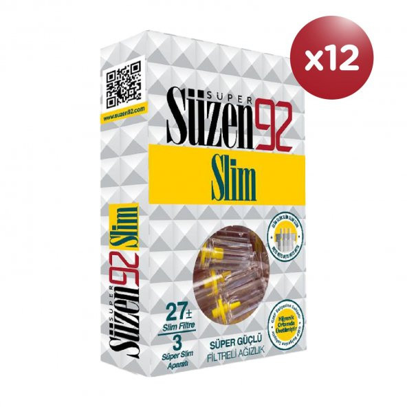Süzen92 Slim Filtre 27x12 Bundle