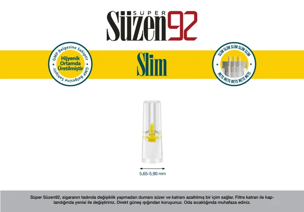 Süzen92 Slim Filtre 27x12 Bundle - 2
