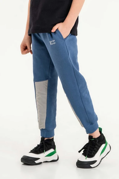 Lastikli Bel ve Paça Cepli Erkek Çocuk Eşofman Altı - Resim 8