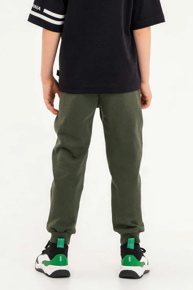 Lastikli Bel ve Paça Cepli Erkek Çocuk Eşofman Altı - Resim 11