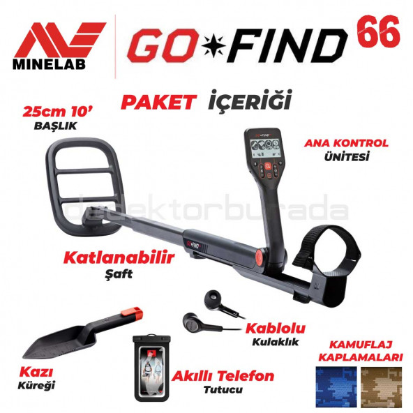 Minelab Go Find 66 Dedektör - 2