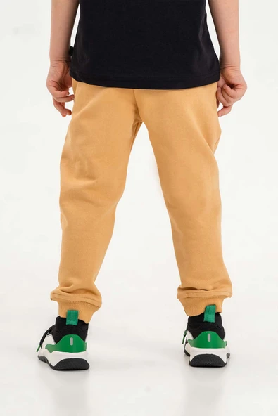 Lastikli Bel ve Paça Cepli Erkek Çocuk Eşofman Altı - 5