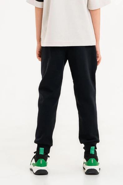 Lastikli Bel ve Paça Cepli Erkek Çocuk Eşofman Altı - 10