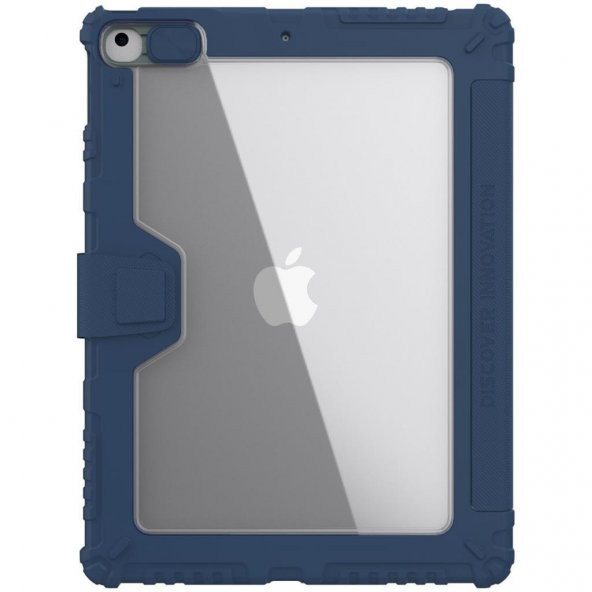 Nillkin Apple iPad 10.2 2019/2020/2021 Uyumlu Tablet Kılıfı -Safir Mavisi