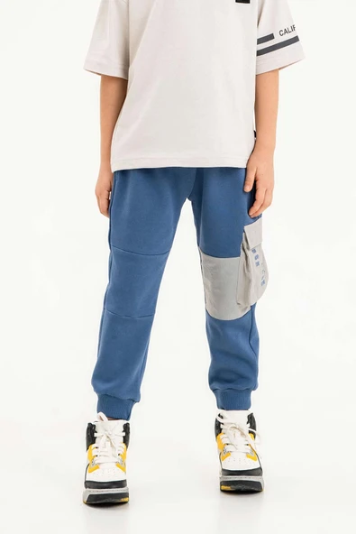 Cepli Lastikli Bel ve Paça Erkek Çocuk Eşofman Altı - 11