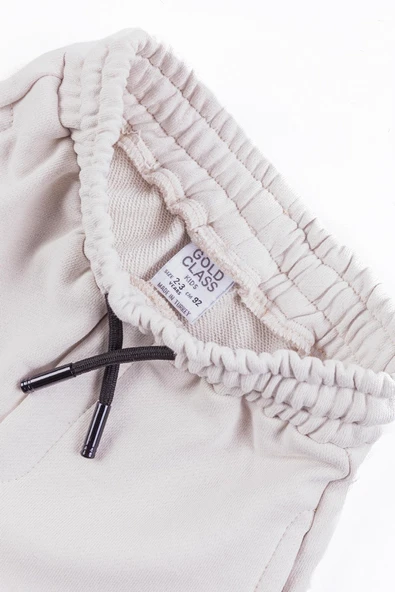 Fileli Cep Lastikli Bel ve Paça Erkek Çocuk Eşofman Altı - Resim 3