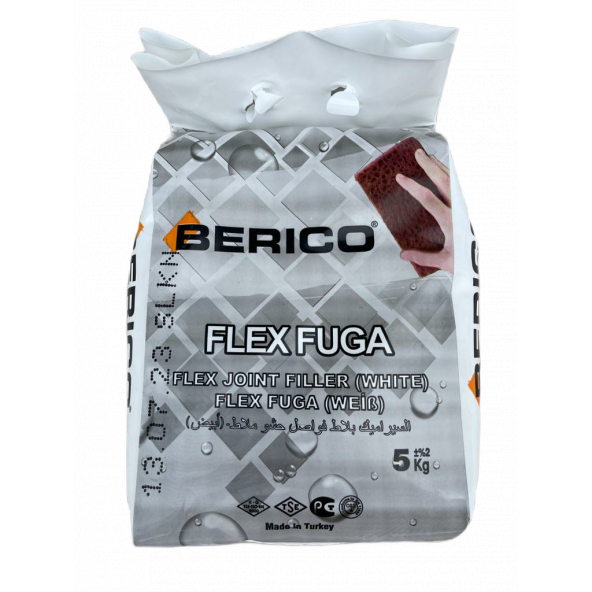 Berico Silikonlu Flex Fuga 5 kg Beyaz