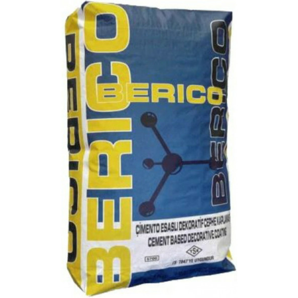 Berico Berico Çimento Esasli Dekoratif Cephe Kaplaması 25 Kg