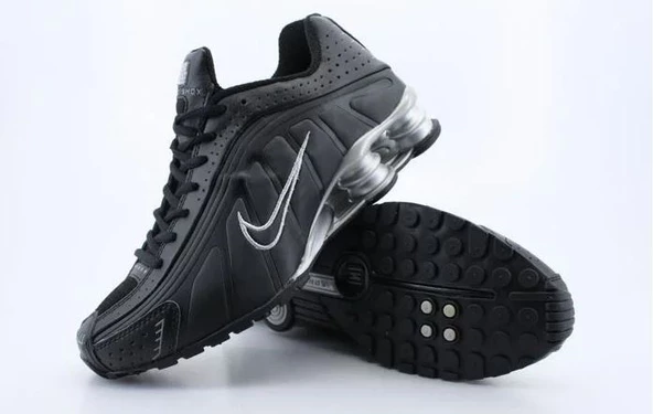 Nike shox R4 Siyah - 6