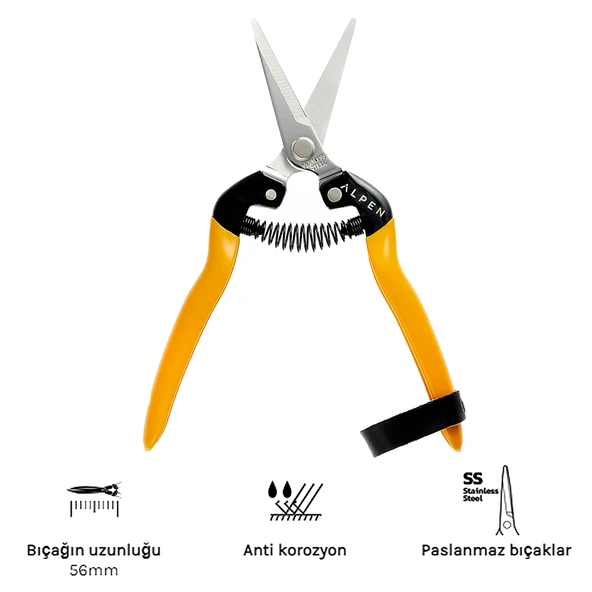 Alpen Rigi 300 Meyve Toplama Hasat Makası 7 Mm - 2