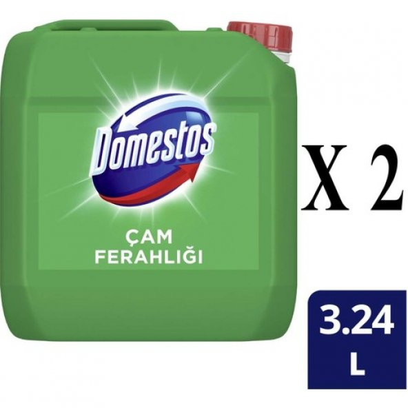 Domestos Çam Ferahlığı Yoğun Kıvamlı Çamaşır Suyu 3240 ml x 2