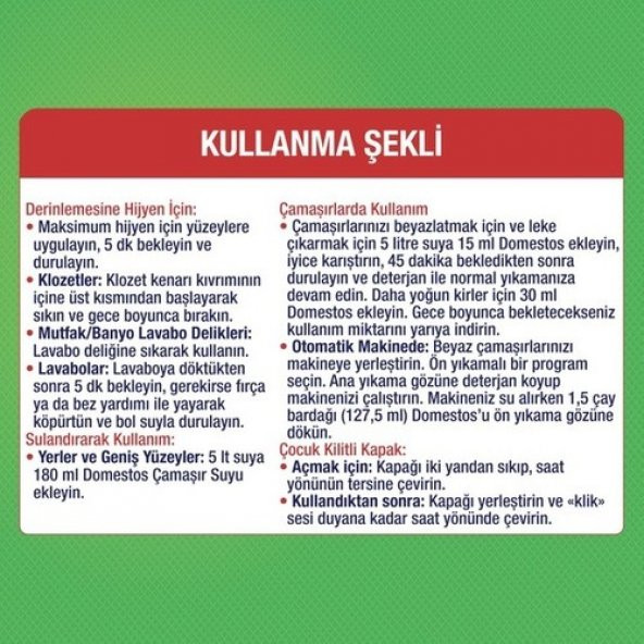 Domestos Çam Ferahlığı Yoğun Kıvamlı Çamaşır Suyu 3240 ml x 2 - 4