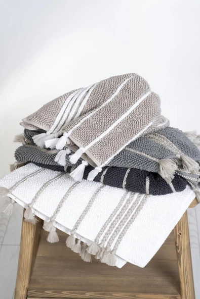 Ecocotton Karnella Organik Pamuk Ayak Havlusu 50x80 Cm - 7