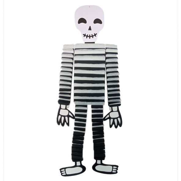 Halloween İskelet Dekor Süs 110 cm