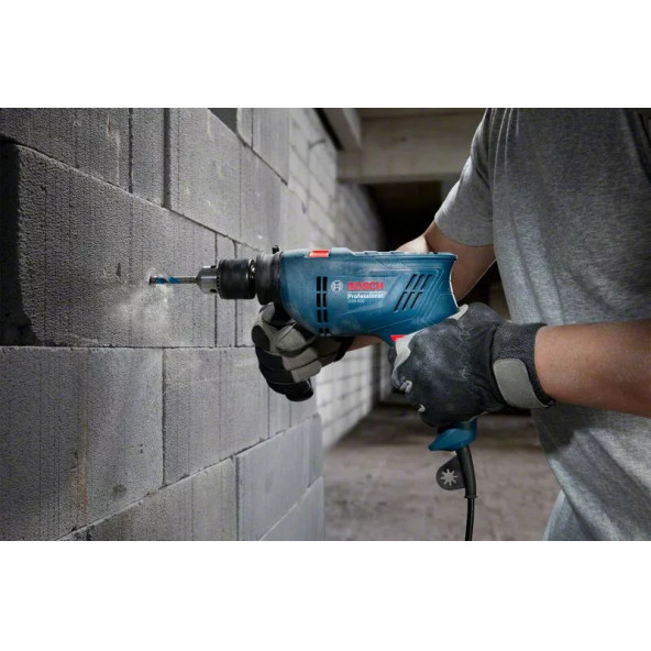 Bosch GSB 600 Darbeli Matkap + 100 Parça Aksesuar - 3