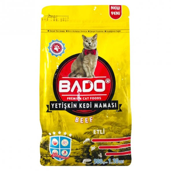 Bado 500 Gr Kedi Maması Yetişkin Etli