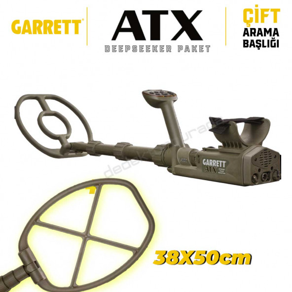 Garrett  ATX Basic Altın Dedektörü + 20'' Deepseeker Mono Arama Başlığı