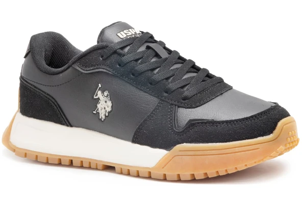 U.S. Polo Assn. 24K Gwen Pu Siyah Bayan Ayakkabı Bayan Spor ürün görseli