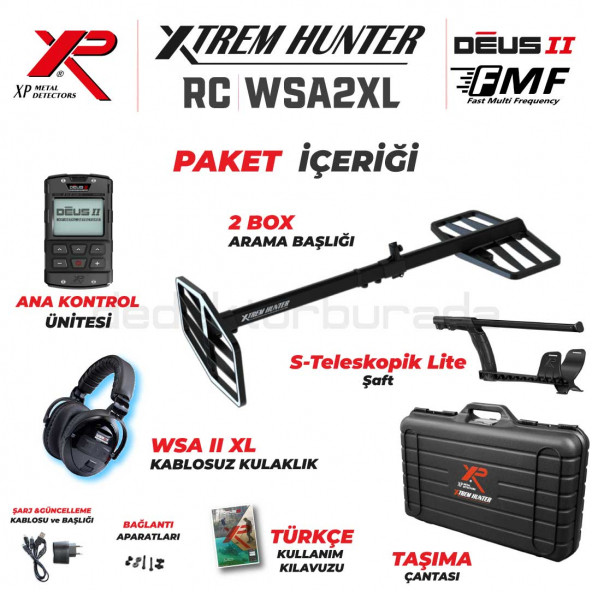 XP  Xtrem Hunter Dedektör - FULL PAKET - Resim 2