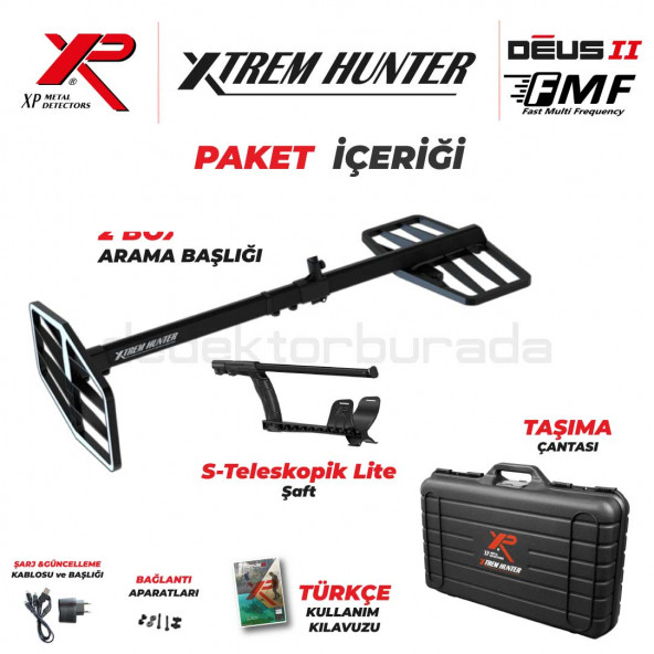 XP Xtrem Hunter Derin Dedektör - XTREM HUNTER Başlık Paketi - 2