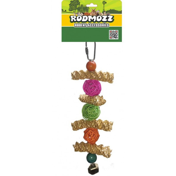 RodMozz Boncuklu Toplu Kemirgen Oyuncağı