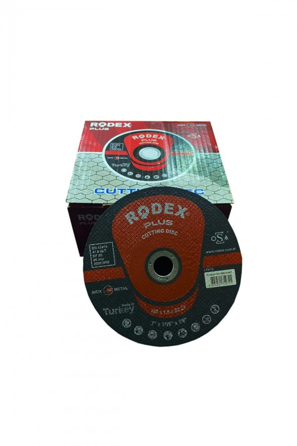 Inox Metal Kesici Taş Disk 180x1.6x22.23 Mm (25 Adet)
