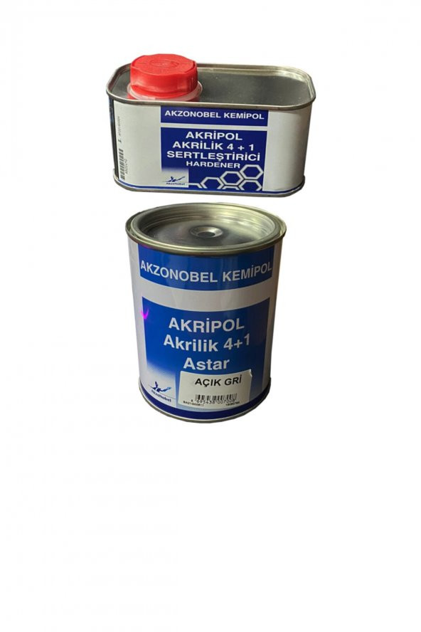 Akzo 4+1akrilik Astar 1litre+ Sertleştirici 250ml