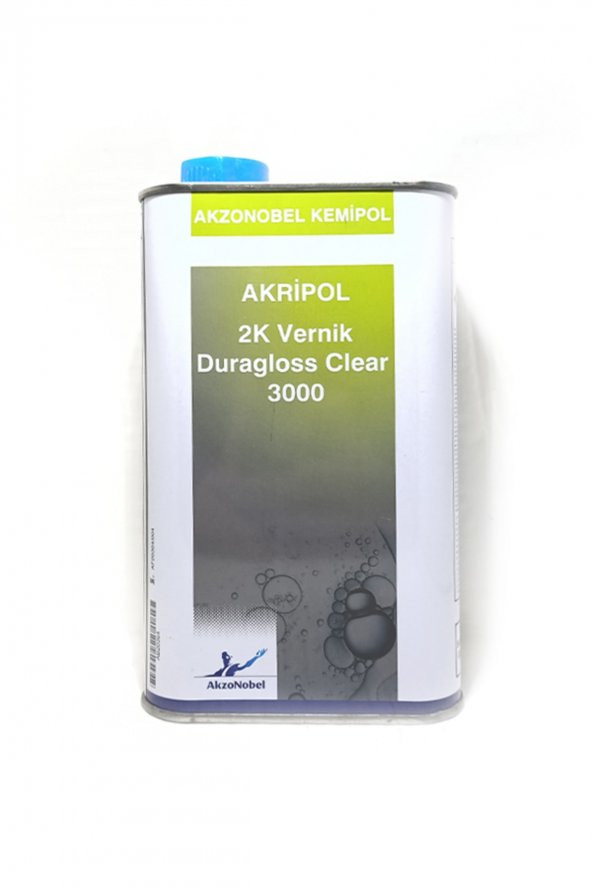 Akripol 2k Duragloss Clear 3000 Vernik 1 Lt