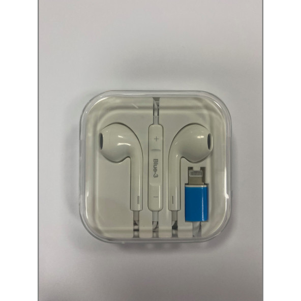 Apple Iphone Uyumlu Lightning Kablolu Mikrofonlu Kulak İçi Kulaklık Beyaz - 4