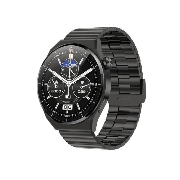 G3 Max Akıllı Saat (IOS-ANDROID UYUMLU) SİYAH KASA- 3 KORDONLU SİYAH RENK