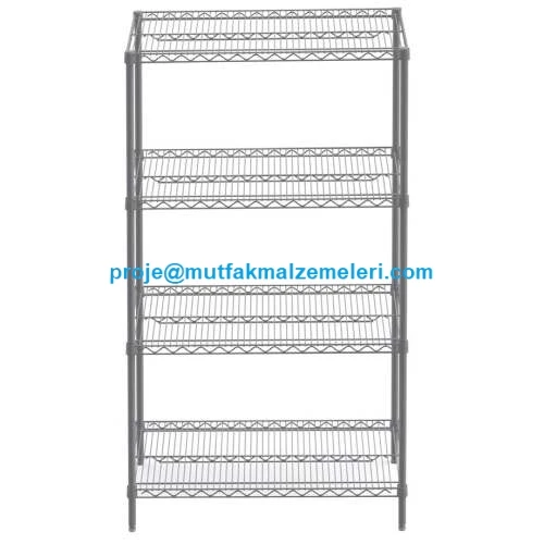 Paslanmaz Raflı İstif Rafı
