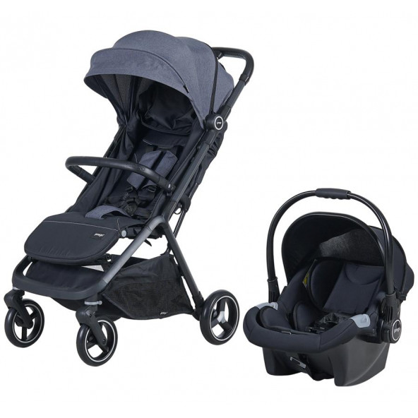 Prego 2026 Smart Fold Travel Bebek Arabası / Füme