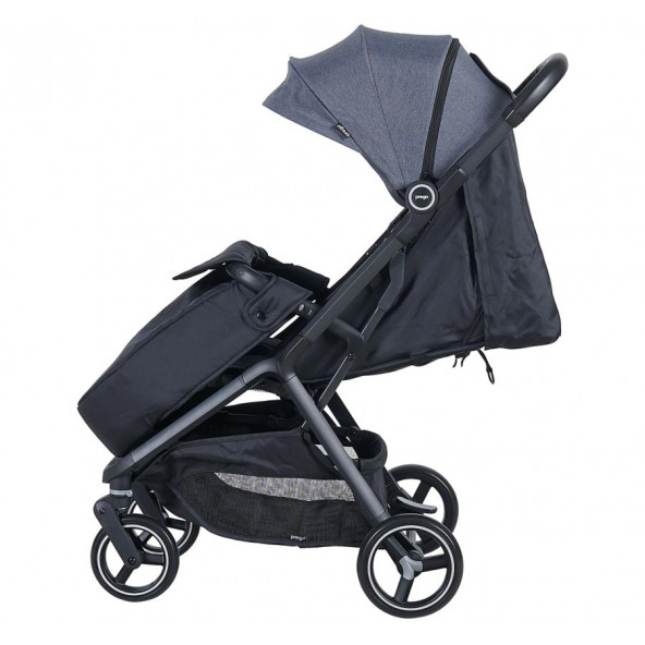 Prego 2026 Smart Fold Travel Bebek Arabası / Füme - 4