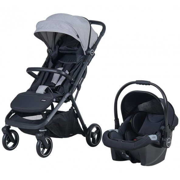Prego 2026 Smart Fold Travel Bebek Arabası Gri