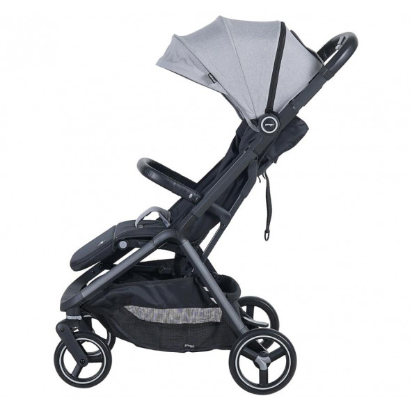 Prego 2026 Smart Fold Travel Bebek Arabası Gri - 3