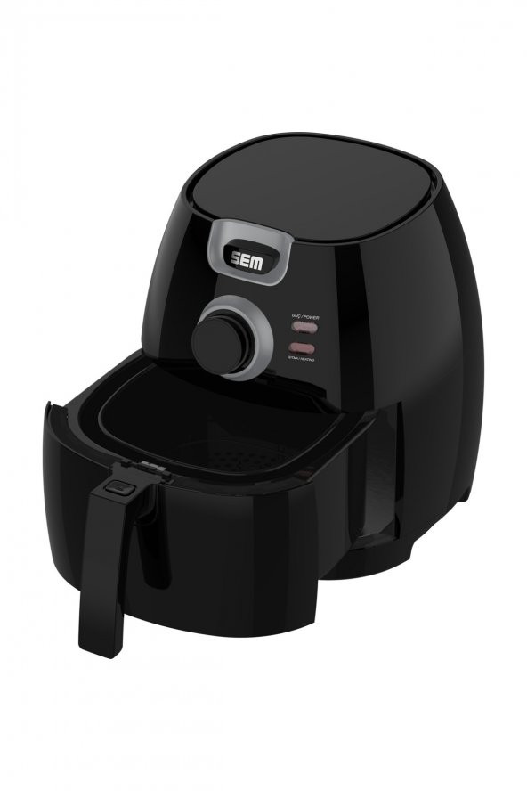 Sem Akıllı Aircook Yağsız Kızartma Sıcak Hava Fritöz - Airfryer 8 Program SC301 - 2