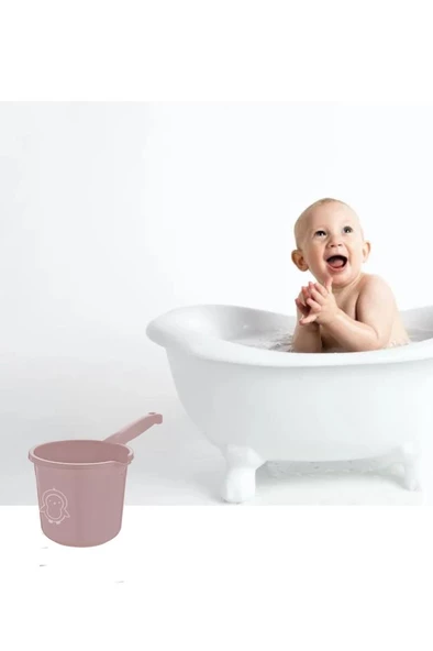 Flosoft Bebek Banyo Maşrapası, Uzun Saplı Oluklu Çok Amaçlı Maşrapa 1,5 litre - 6
