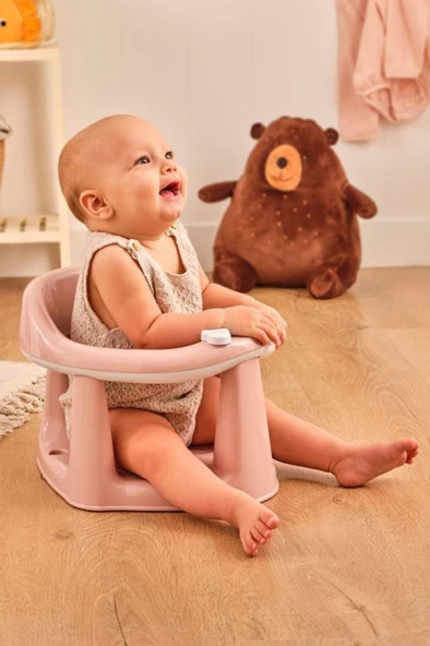 Flosoft Kaymaz Vakum Ayaklı Bebek Banyo Oturağı & Mama Oturağı 2in1 - 3