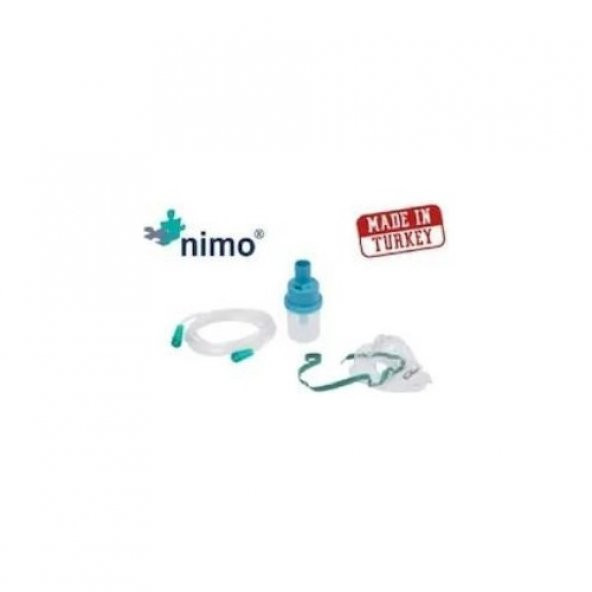 Nimo Nebulizatör Seti Çocuk Pediatrik Tüm Cizahlarla Uyumlu