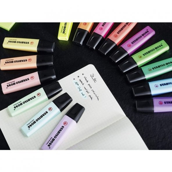 Stabilo Fosforlu Kalem Boss Pastel 8 Li Paket - 8