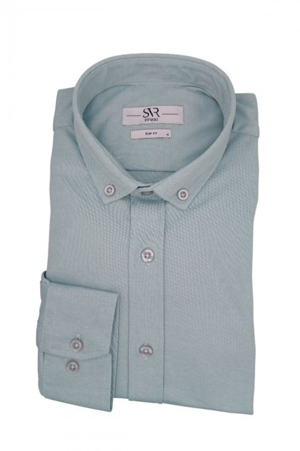 UZUN KOL SLIM FIT ÖRME GÖMLEK ürün görseli