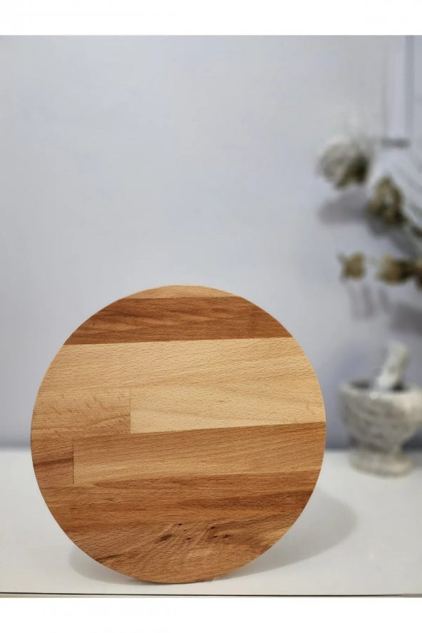 Yuvarlak Ayaklı Sunum Tahtası 26 cm - 2