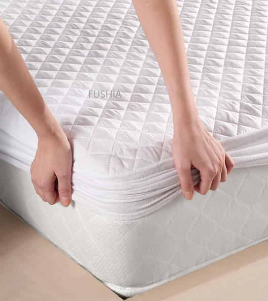 Kapitone Fitted Full Kenar Su Sıvı Geçirmez Yatak Koruyucu Alez I Çarşaf I Tek & Çift Kişilik - 3