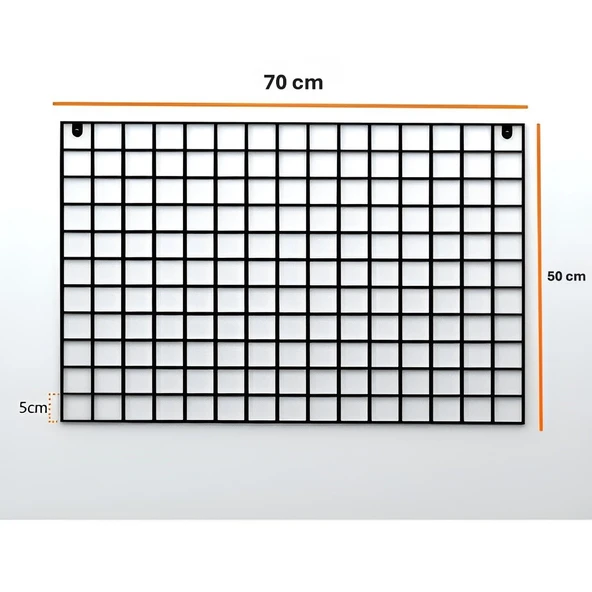 DEKORATİF TEL PANO METAL FOTOĞRAFLIK ÇOK AMAÇLI DUVAR ÇERÇEVESİ - 6
