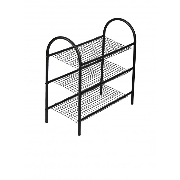 DEKORATİF 3 RAFLI METAL AYAKKABILIK - 5