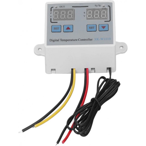 Dijital Sıcaklık Kontrol Cihazı C/f Termostat Termometre Kuluçka Röle 10A 220V W1010 - 2