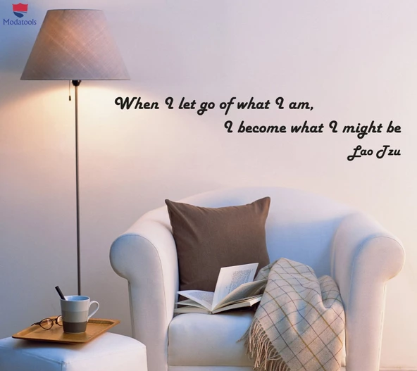 Duvar Sticker Ofis Ünlü İfadeler Başarılı Olmanın Yardımı Alıntılar Oturma Odası, Ofis, Dükkan Etiketi ürün görseli 1