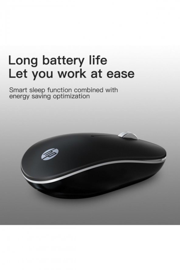 HP S1500BK 2.4ghz 1600dpi Kablosuz Sessiz Mouse Siyah - 3
