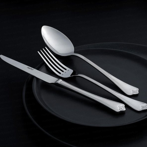 Nehir Çatal Kaşık Bıçak Takımı 84 Parça Fulya - 2